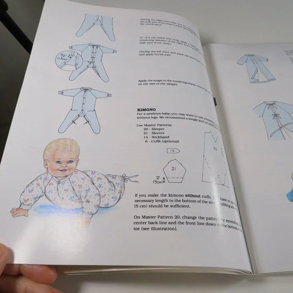 Sewing for Baby Book w Patterns  (complete, uncut) 1990